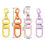 Swivel Clasp Buckle Keychain with Mini Lobster Hook
