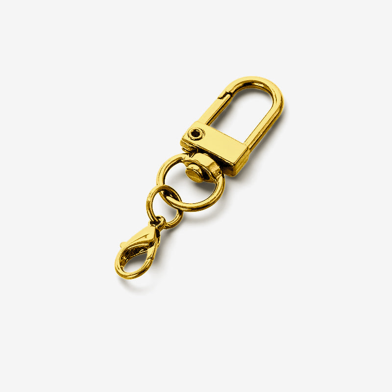 Swivel Clasp Buckle Keychain with Mini Lobster Hook