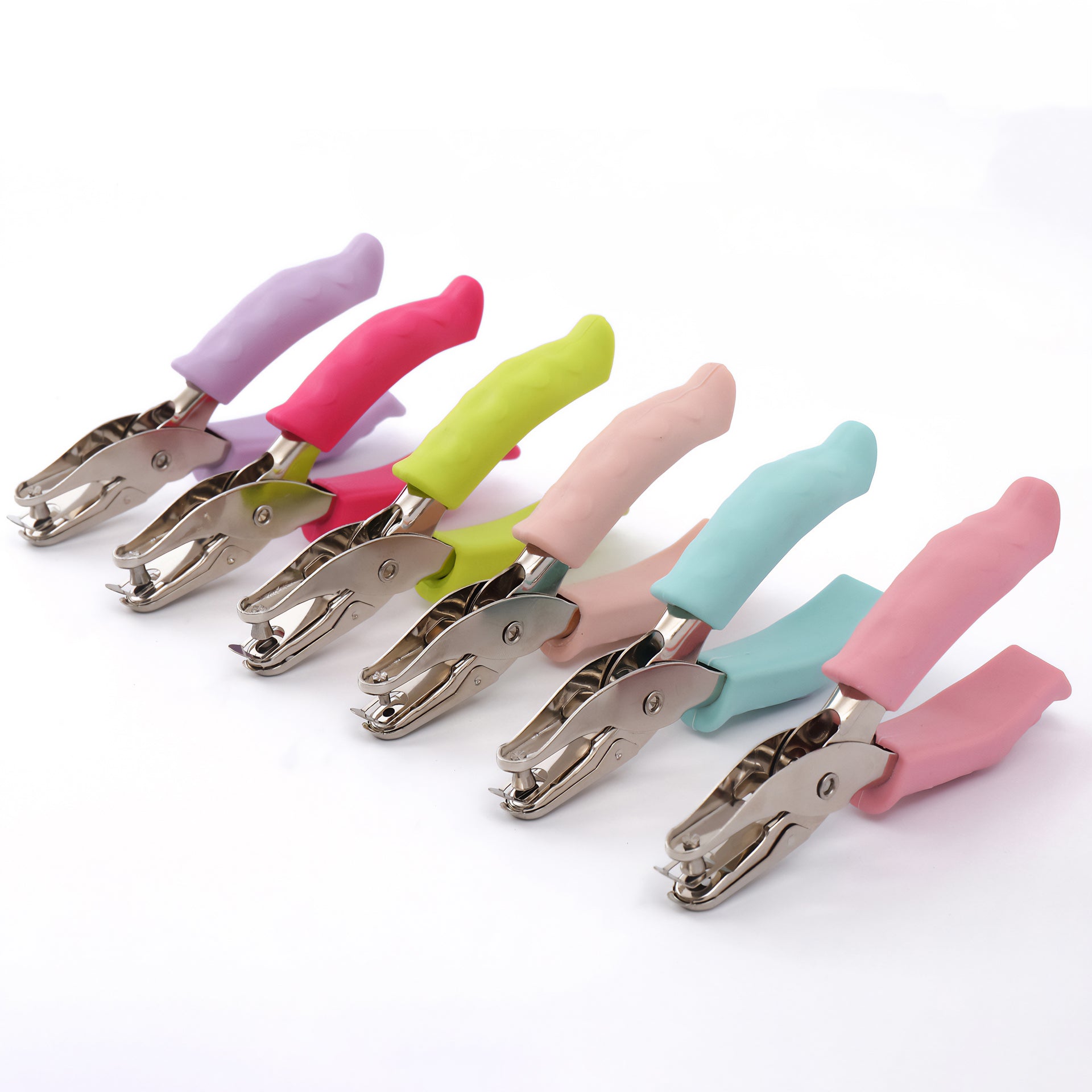 Single Hole Punch Heavy Duty with Anti-slip Rubber Handle
