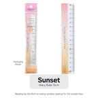 KOKUYO Pastel Cookie Clear Sky Collection 15cm Ruler