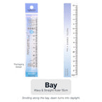 KOKUYO Pastel Cookie Clear Sky Collection 15cm Ruler
