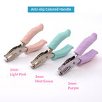 Single Hole Punch Heavy Duty with Anti-slip Rubber Handle