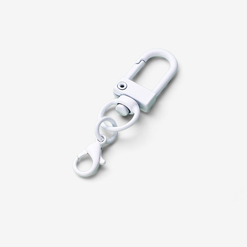 Swivel Clasp Buckle Keychain with Mini Lobster Hook