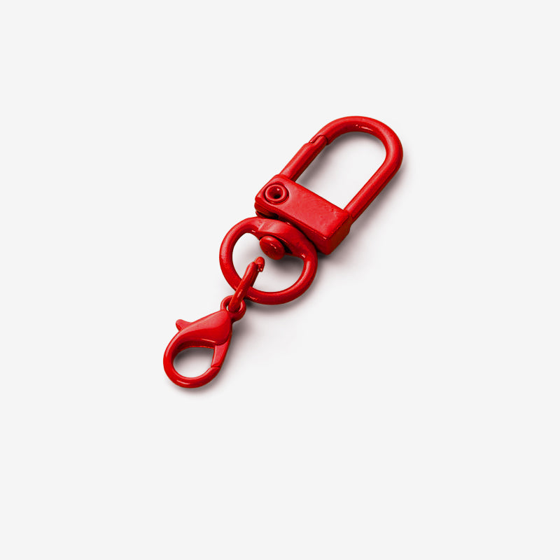 Swivel Clasp Buckle Keychain with Mini Lobster Hook