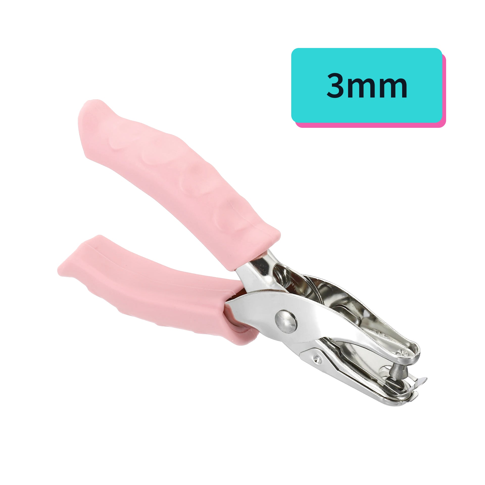 Single Hole Punch Heavy Duty with Anti-slip Rubber Handle