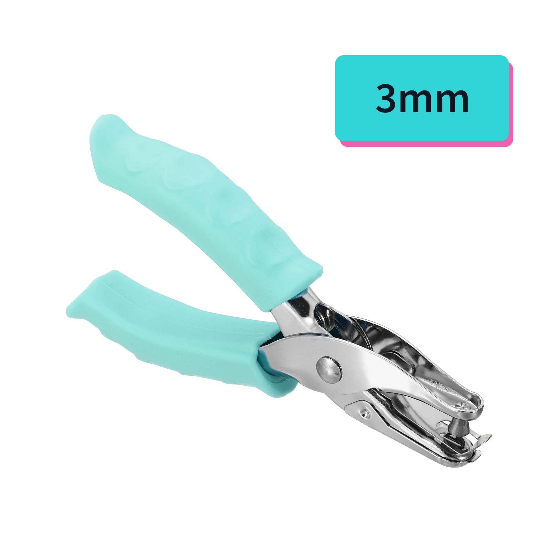 Single Hole Punch Heavy Duty with Anti-slip Rubber Handle