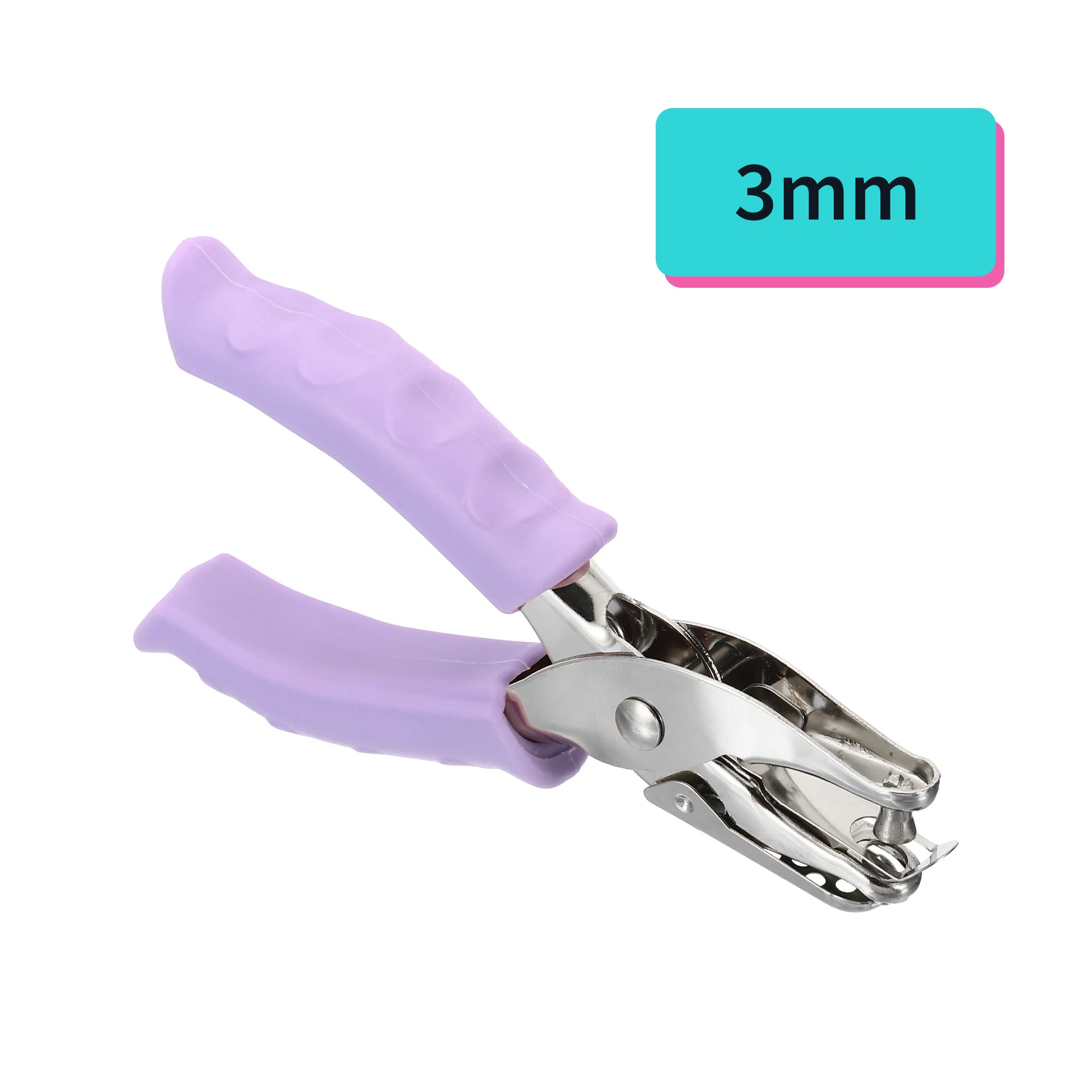 Single Hole Punch Heavy Duty with Anti-slip Rubber Handle