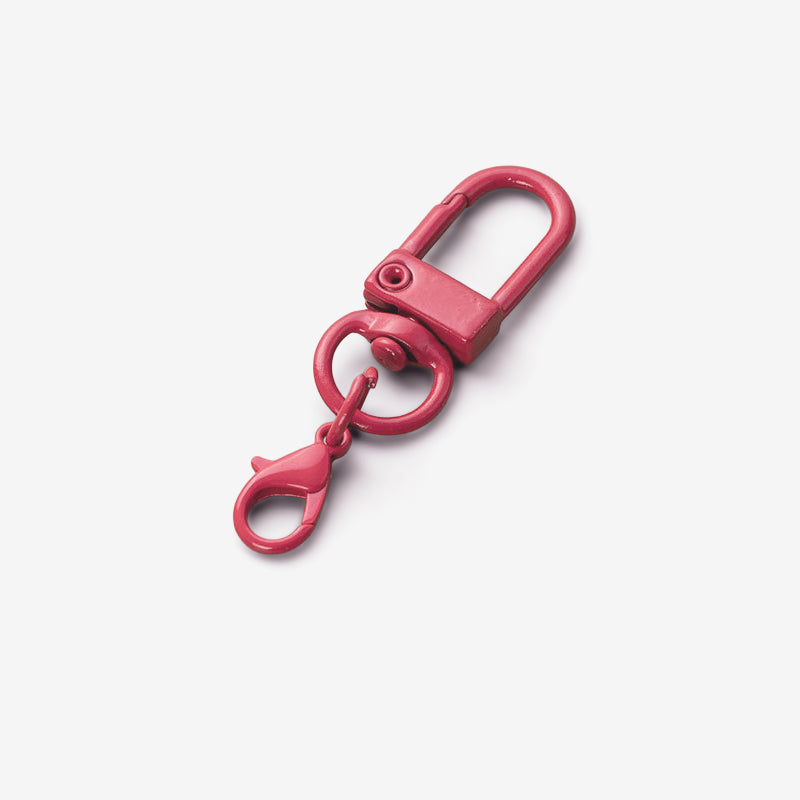 Swivel Clasp Buckle Keychain with Mini Lobster Hook