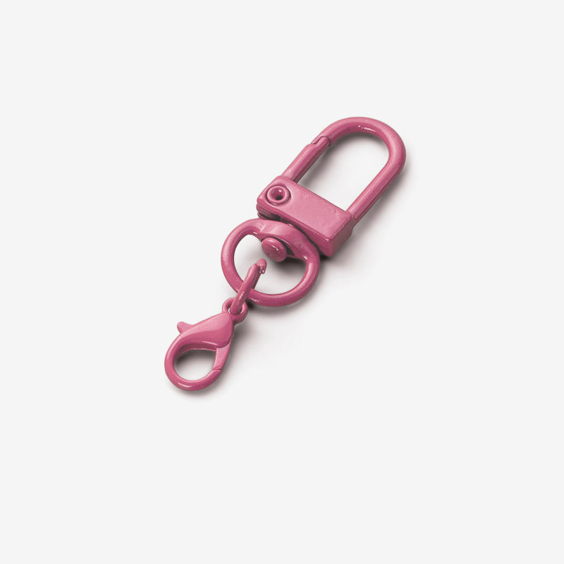 Swivel Clasp Buckle Keychain with Mini Lobster Hook