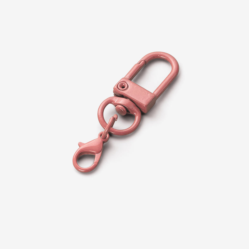 Swivel Clasp Buckle Keychain with Mini Lobster Hook