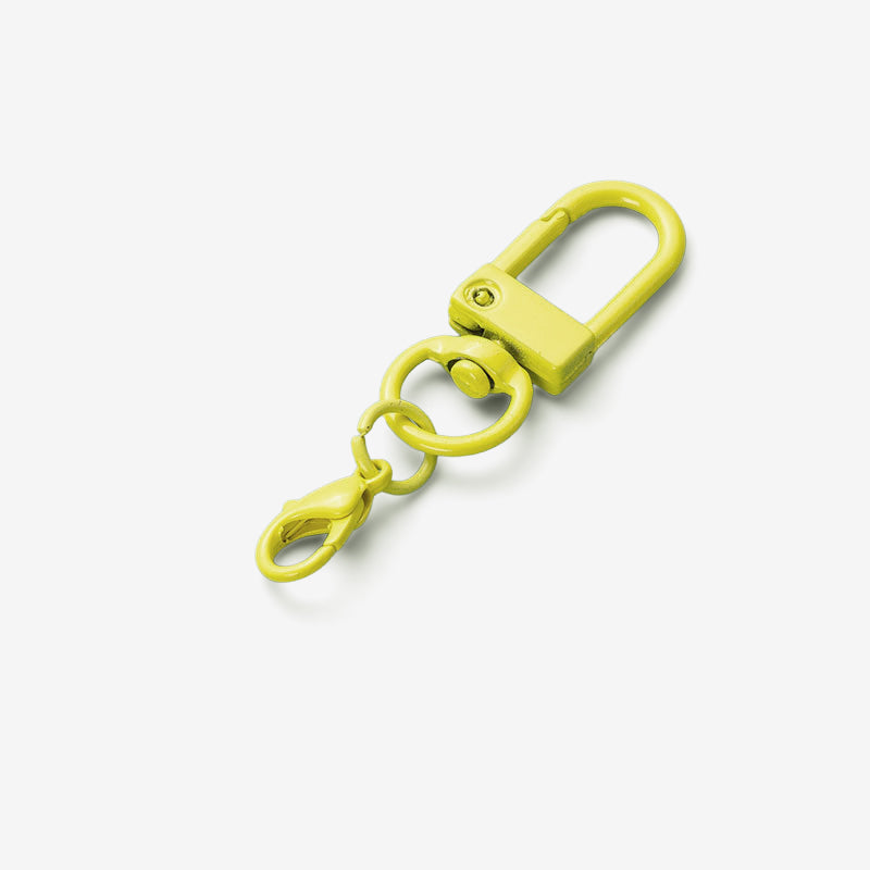 Swivel Clasp Buckle Keychain with Mini Lobster Hook