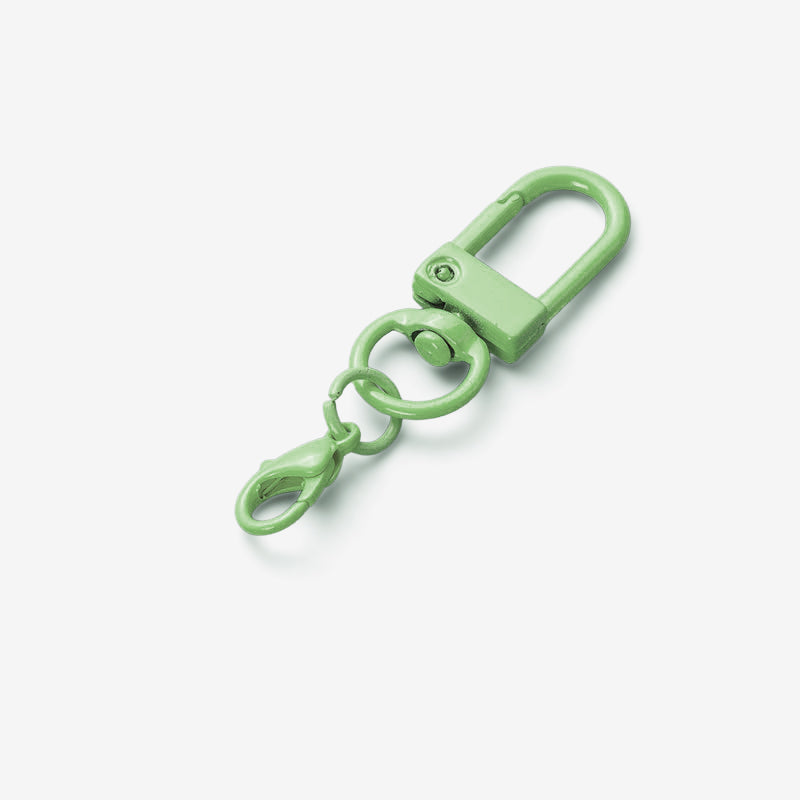 Swivel Clasp Buckle Keychain with Mini Lobster Hook