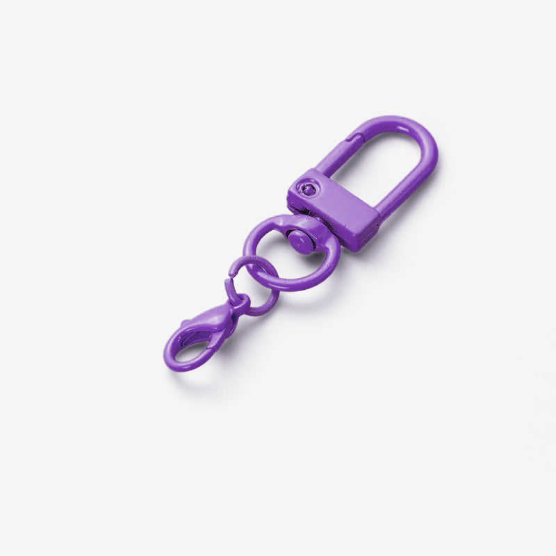 Swivel Clasp Buckle Keychain with Mini Lobster Hook