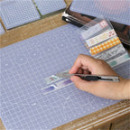 A4 Translucent PVC Cutting Mat Flexible Cutting Pad