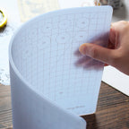 A4 Translucent PVC Cutting Mat Flexible Cutting Pad