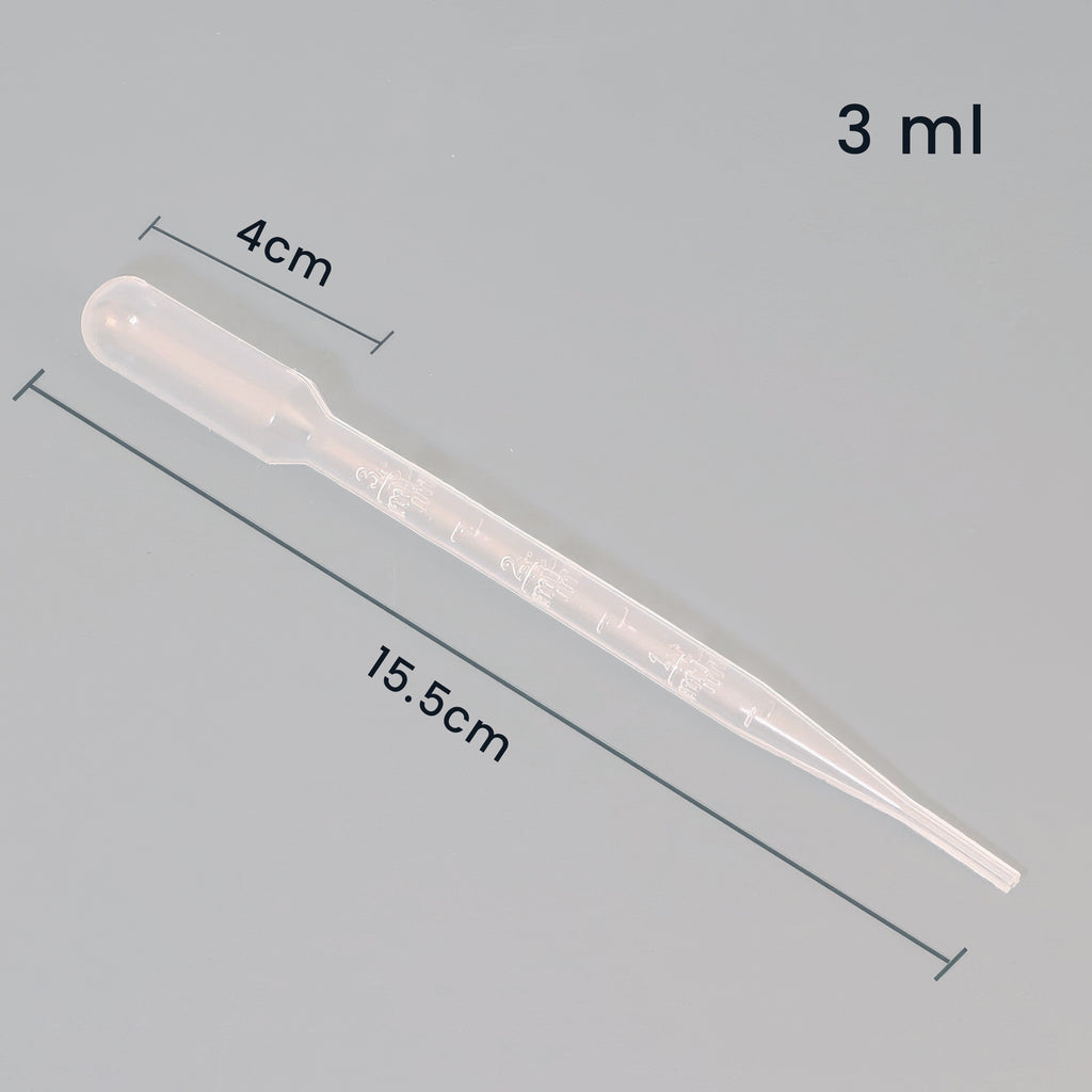 Disposable Graduated Plastic Pipette Dropper (3ml)