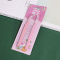 Macaron Tweezer Set Pastel Colors Straight and Elbow Tweezer