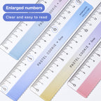 KOKUYO Pastel Cookie Clear Sky Collection 15cm Ruler
