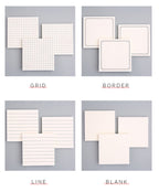 MOYL Minimalist Muji-style Sticky Notes