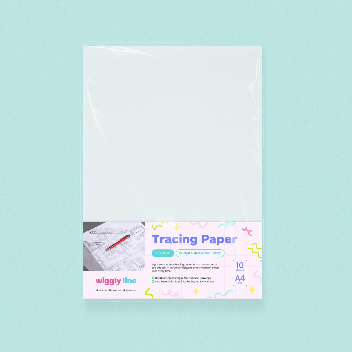 A4 Tracing Paper 63gsm